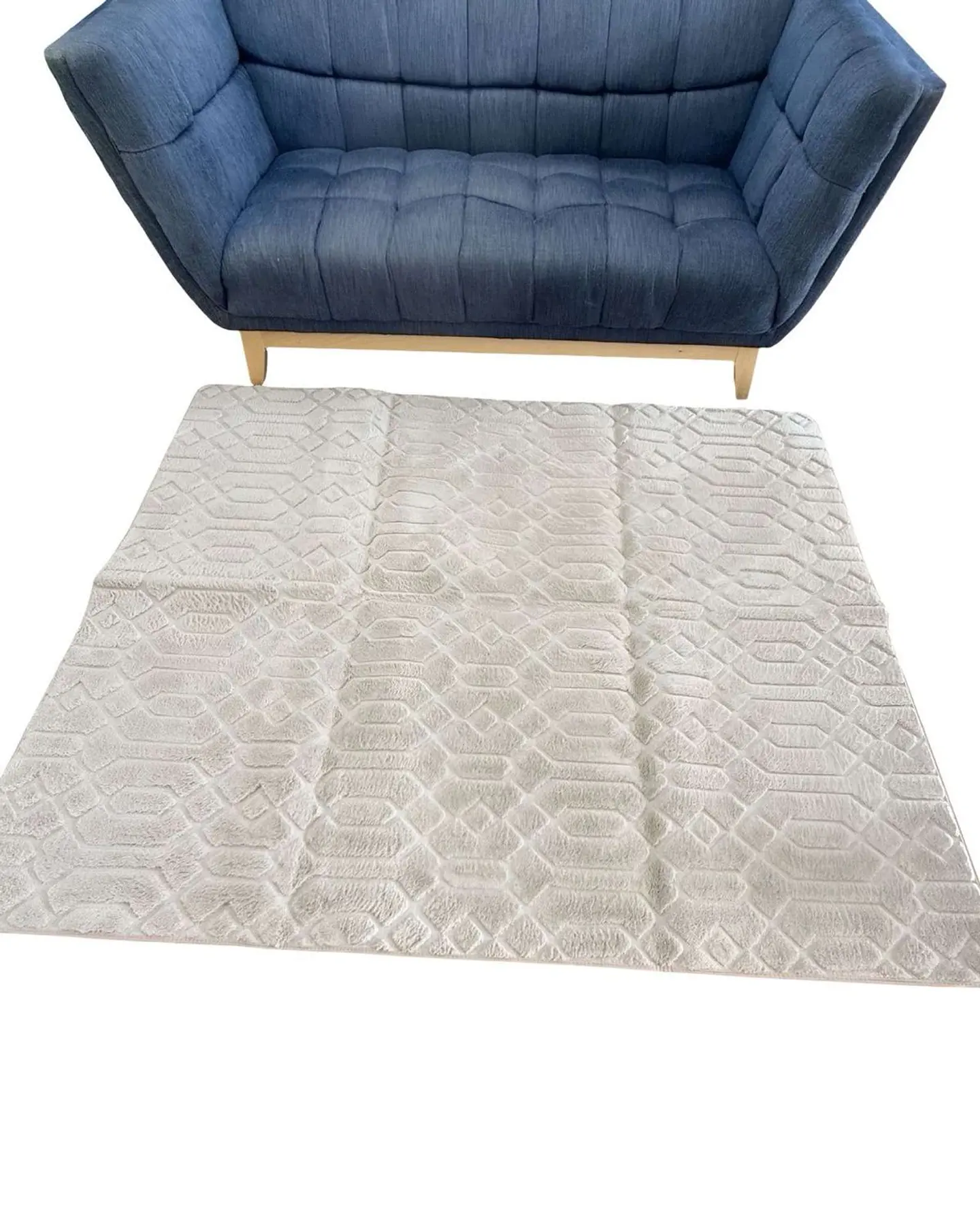 ALFOMBRA LIVING DISEÑO ELEGANTE 160X200CM BEIGE 1