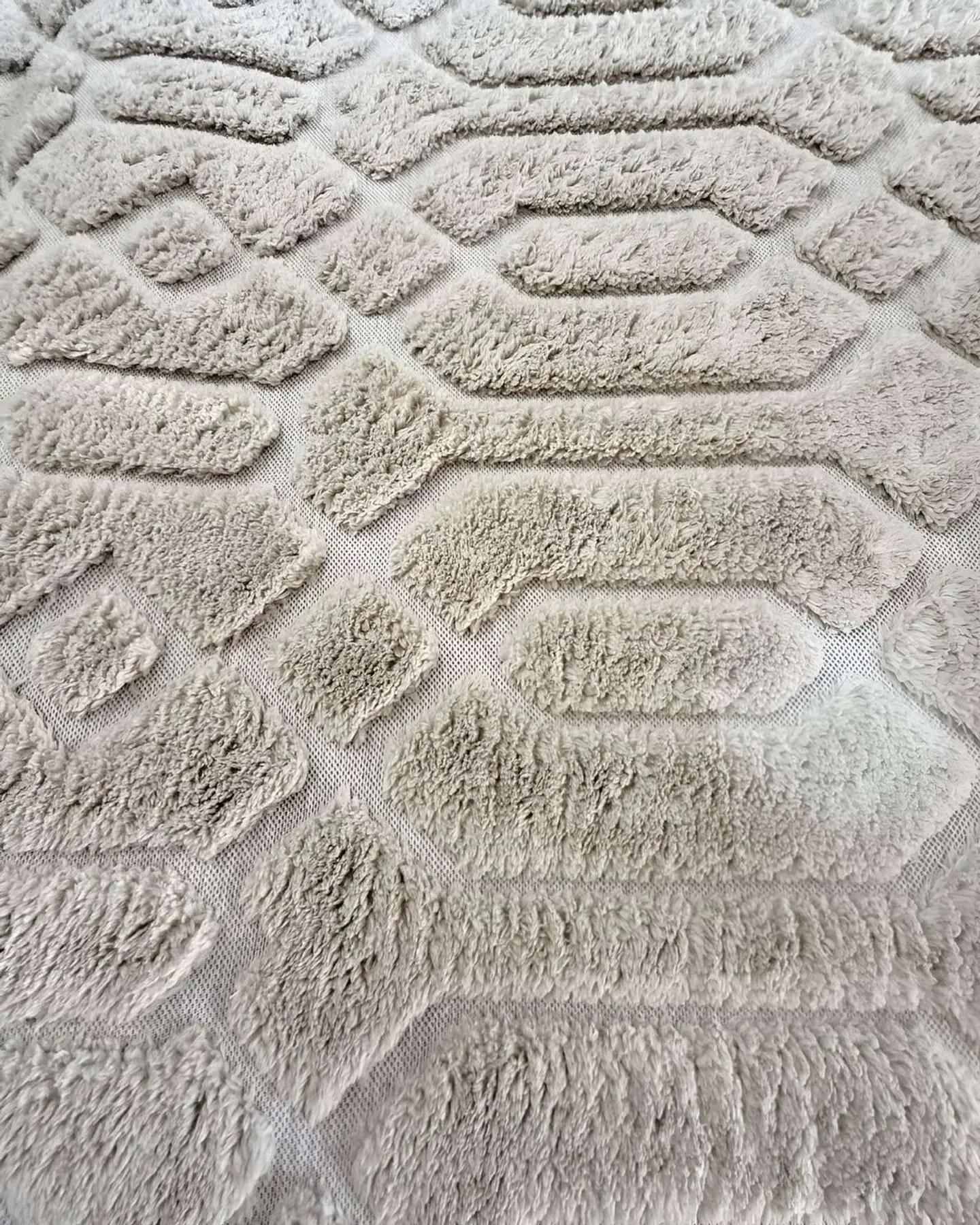ALFOMBRA LIVING DISEÑO ELEGANTE 160X200CM BEIGE 4