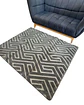 ALFOMBRA LIVING DISEÑO ELEGANTE 160X200CM GRIS OSCURO - Miniatura 2
