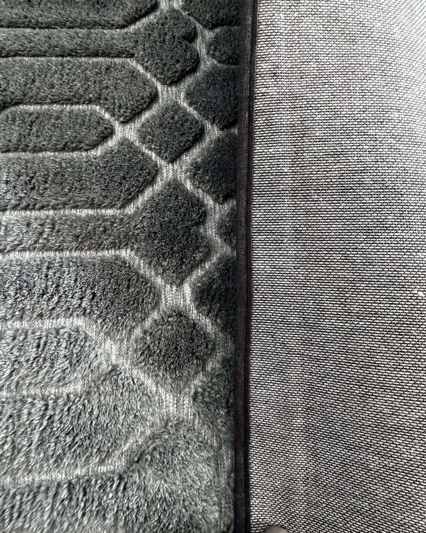 ALFOMBRA LIVING DISEÑO ELEGANTE 160X200CM GRIS CLARO 3