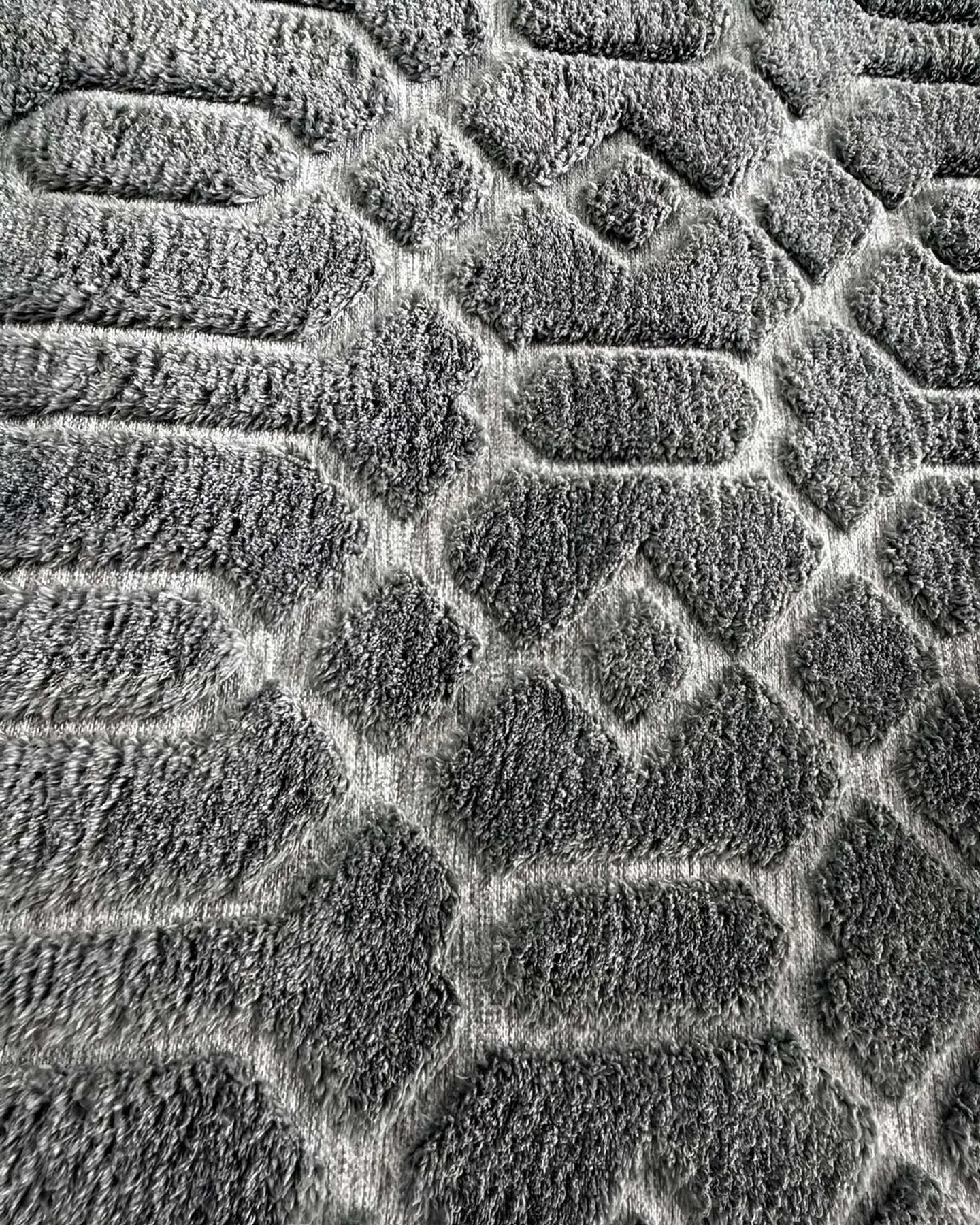 ALFOMBRA LIVING DISEÑO ELEGANTE 160X200CM GRIS CLARO 4