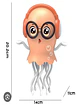 JUGUETE PULPO BAILARIN NARANJA NIÑO NIÑA - Miniatura 2