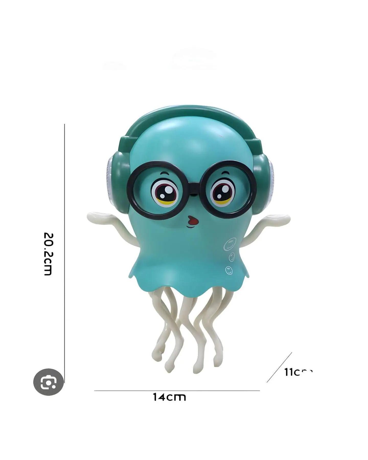 JUGUETE PULPO BAILARIN VERDE NIÑO NIÑA 2
