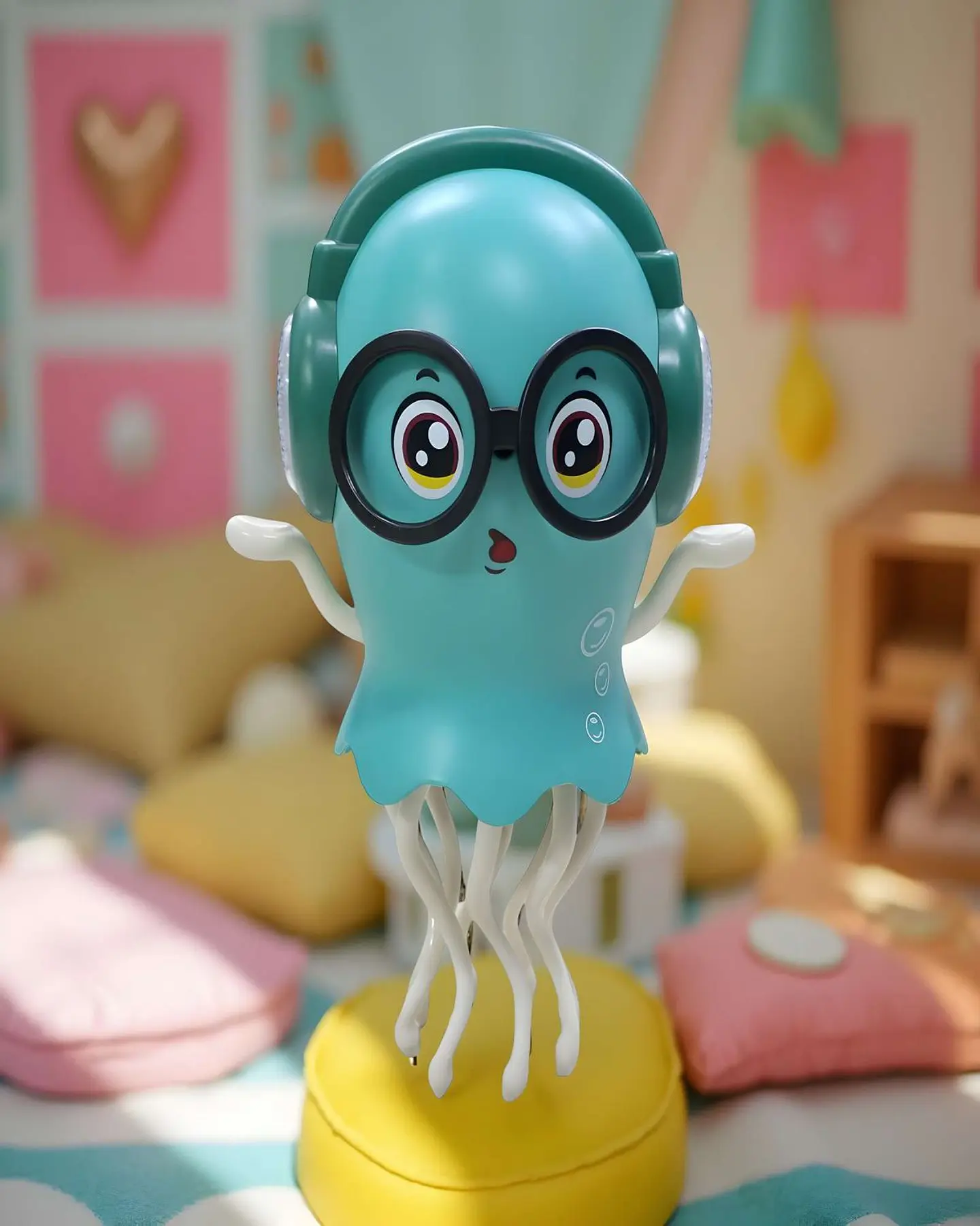 JUGUETE PULPO BAILARIN VERDE NIÑO NIÑA 3