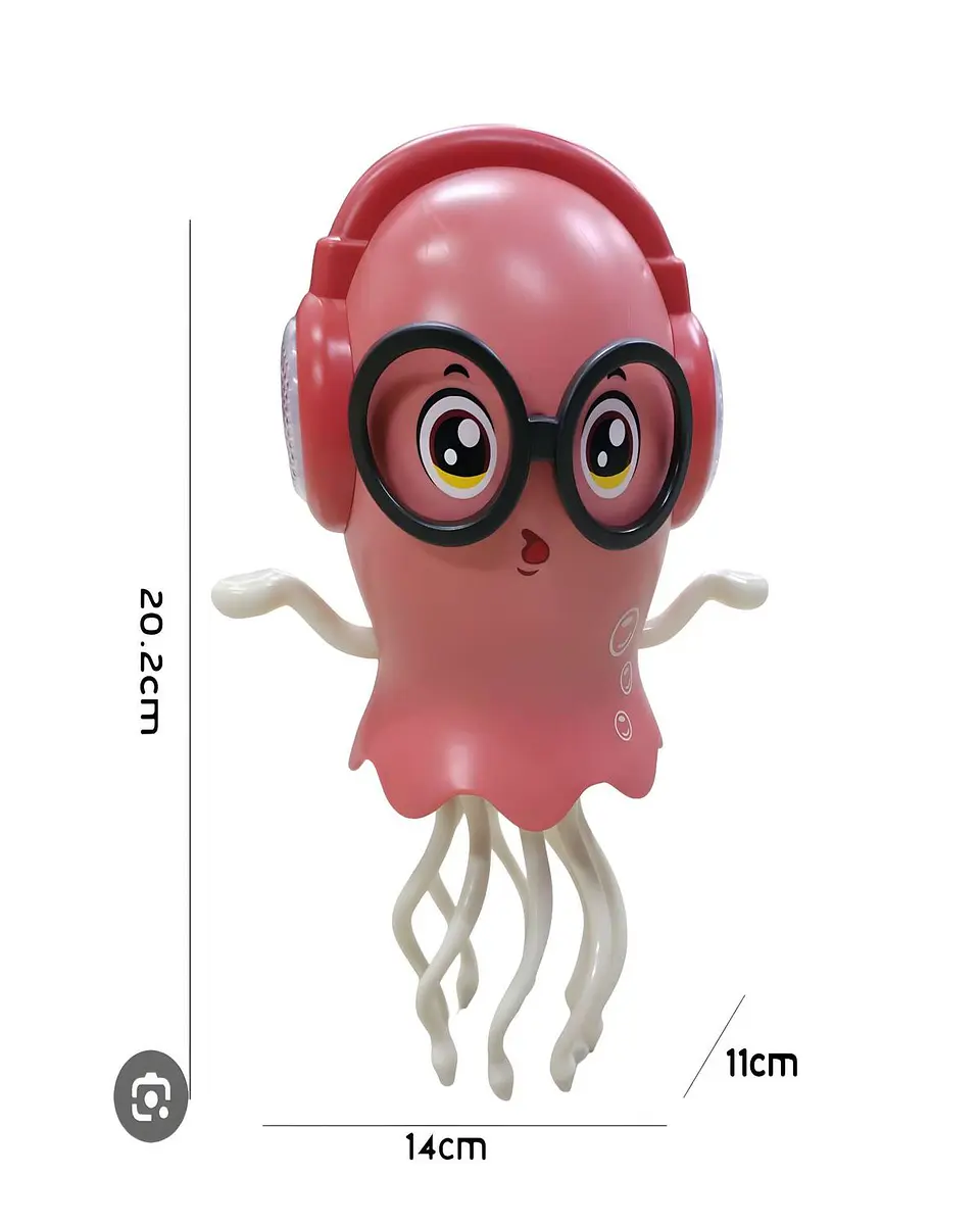 JUGUETE PULPO BAILARIN ROSA NIÑO NIÑA 2