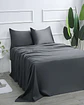 SABANA PLAZA Y MEDIA 200 HILOS GRIS - Miniatura 3