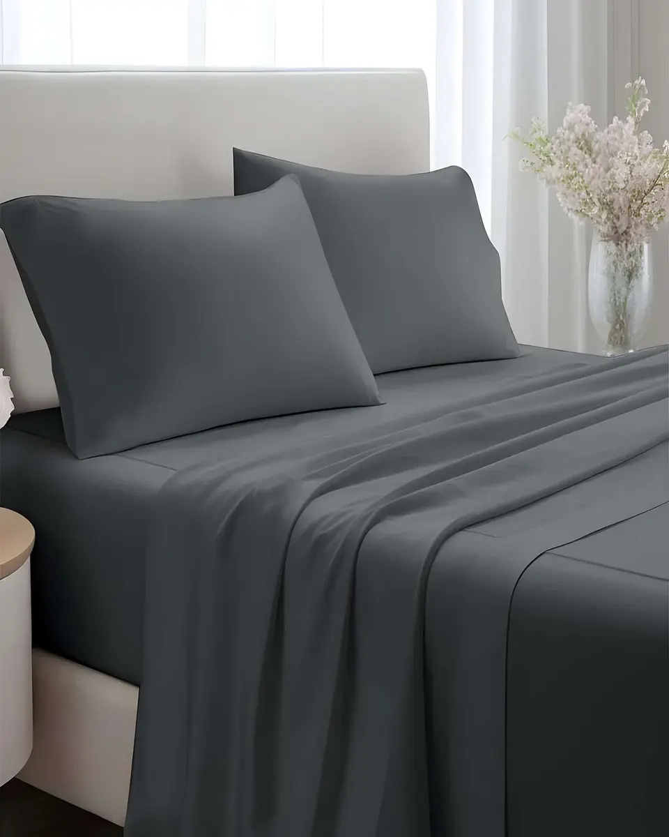 SABANA KING 200 HILOS GRIS 4