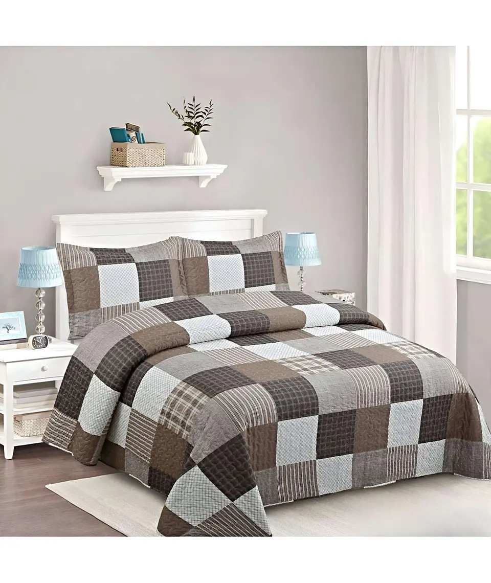 CUBRECAMA QUILT DE VERANO KING-SUPER KING 3