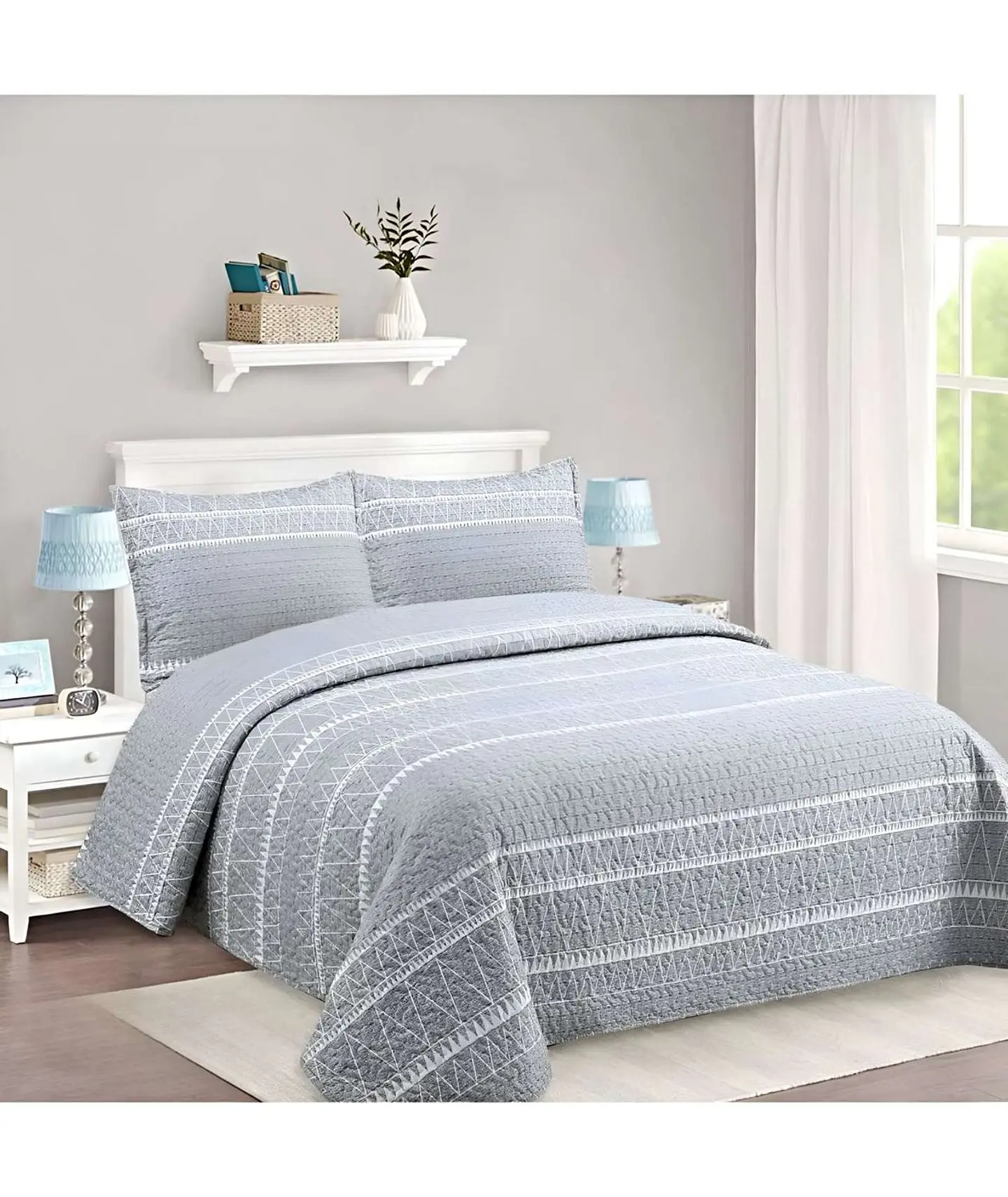 CUBRECAMA QUILT DE VERANO KING-SUPER KING 3