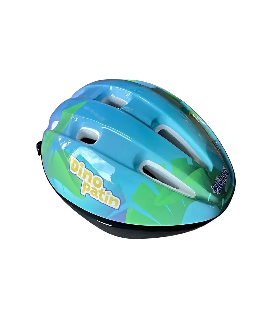 PATIN 4 RUEDAS DINOPATIN CON PELUCHE AZUL TALLA XS 27-30 3