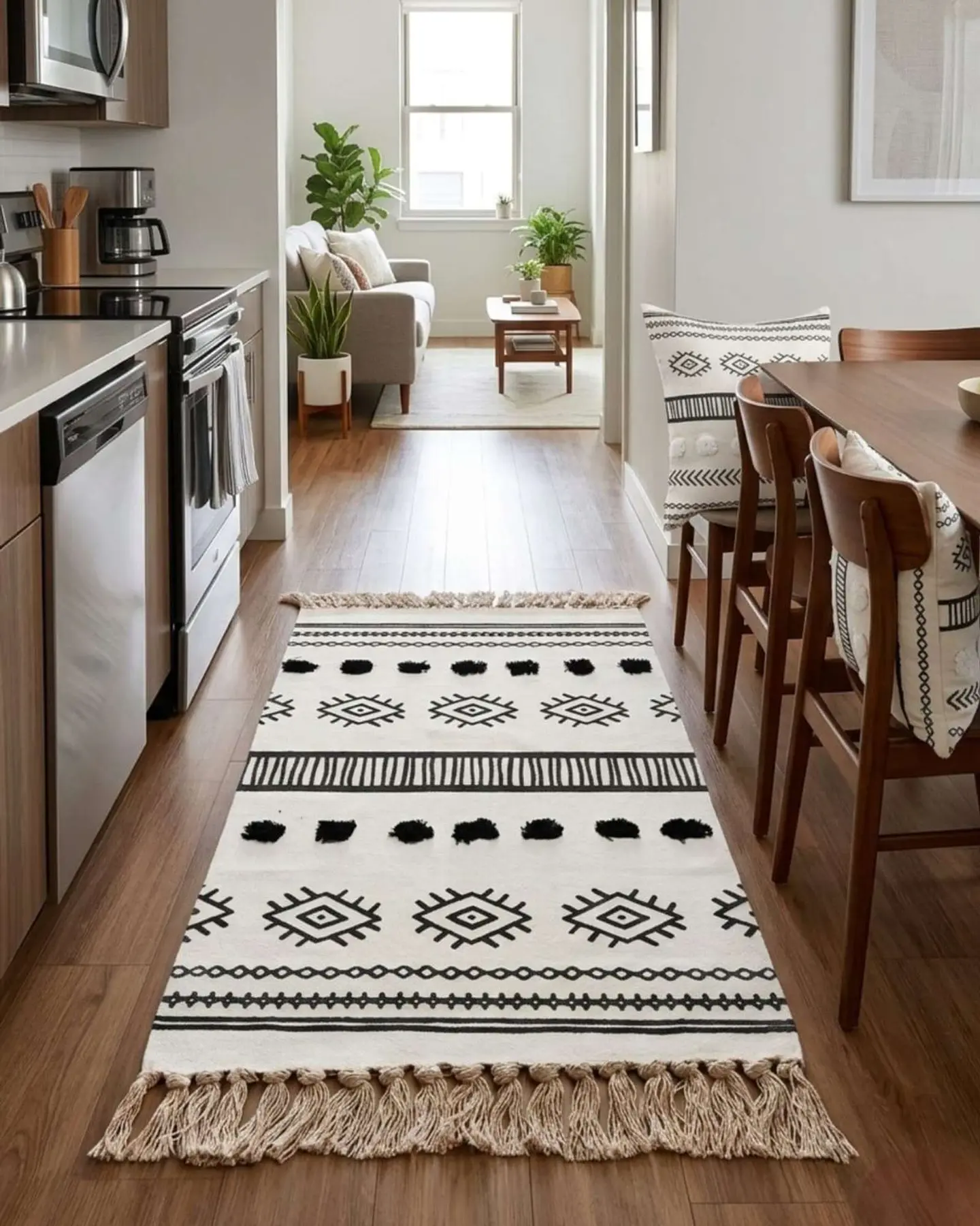 Alfombra Decorativa 60x90 cm Estampada con Relieve Tufting 1