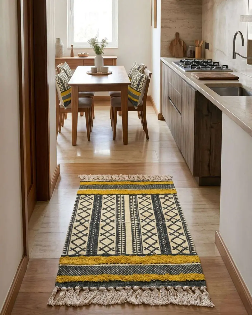 Alfombra Decorativa 60x90 cm Estampada con Relieve Tufting 1