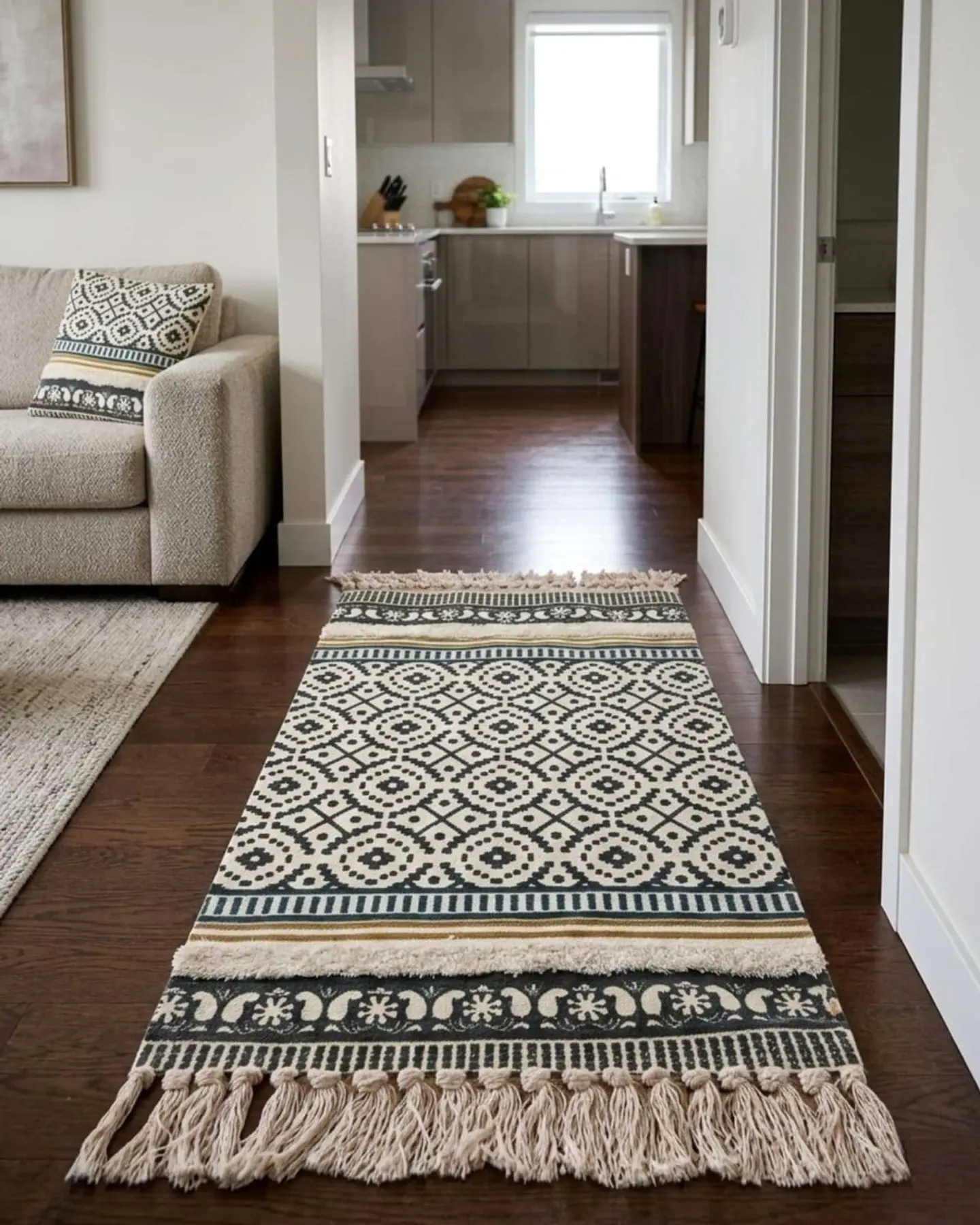 Alfombra Decorativa 60x90 cm Estampada con Relieve Tufting 1