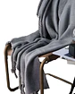 MANTA CHENILLE CON FLECOS DE SOGA DECORATIVA PARA CAMA O SOFA - Miniatura 1