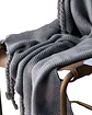 MANTA CHENILLE CON FLECOS DE SOGA DECORATIVA PARA CAMA O SOFA - Miniatura 2