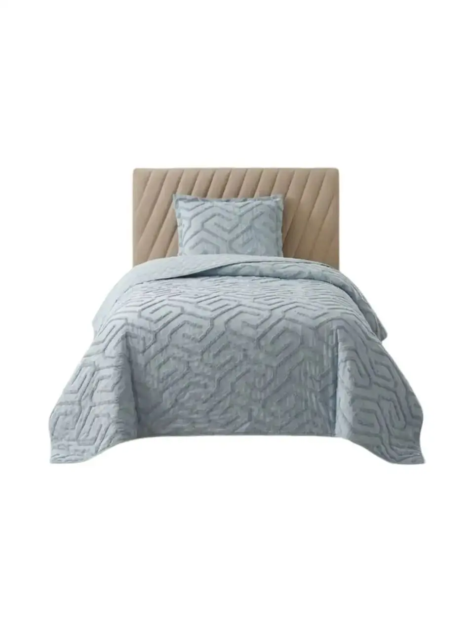 Quilt De Verano Tufting Liviano Diseño Geométrico 1,5 plaza 3