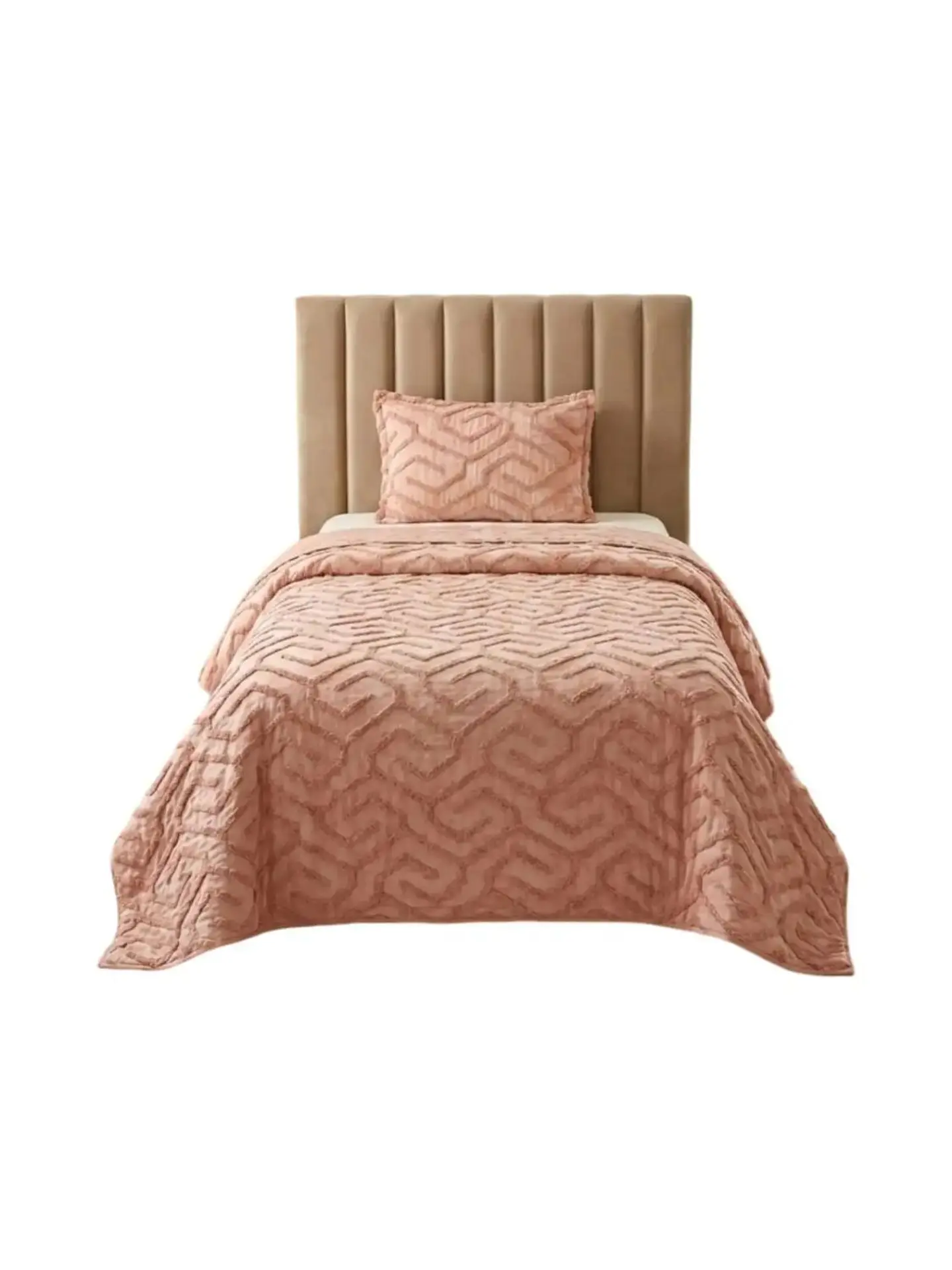 Quilt De Verano Tufting Liviano Diseño Geométrico 1,5 plaza 3