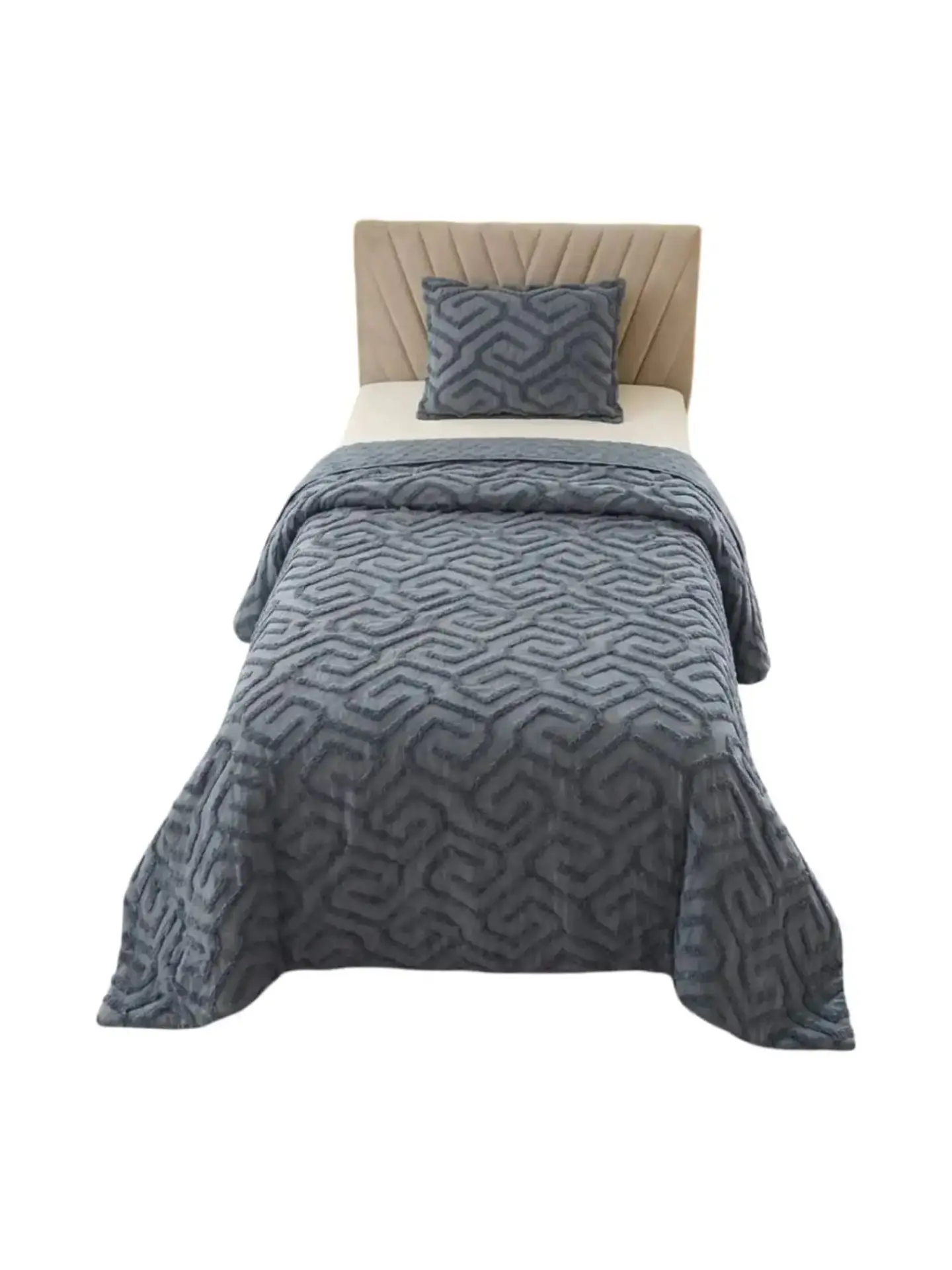Quilt De Verano Tufting Liviano Diseño Geométrico 1,5 plaza 3