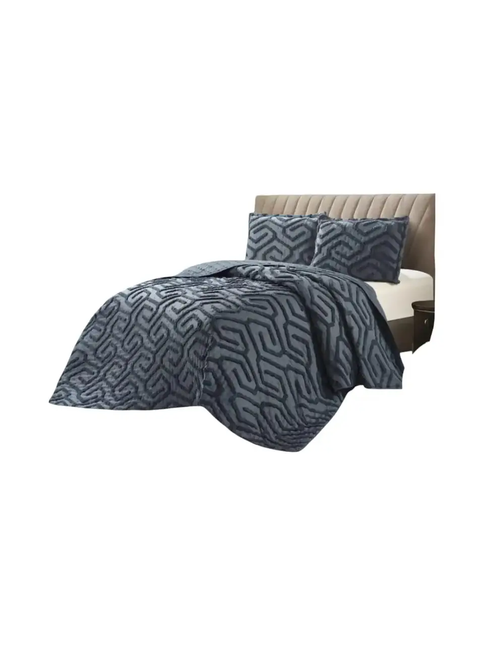Quilt De Verano Tufting Liviano Diseño Geométrico 2 plazas 3