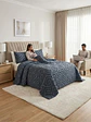 Quilt De Verano Tufting Liviano Diseño Geométrico 2 plazas - Miniatura 4