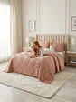 Quilt De Verano Tufting Liviano Diseño Geométrico King / Super king - Miniatura 7