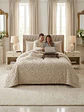 Quilt De Verano Tufting Liviano Diseño Geométrico King / Super king - Miniatura 2