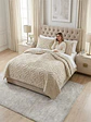 Quilt De Verano Tufting Liviano Diseño Geométrico King / Super king - Miniatura 6