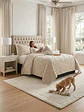 Quilt De Verano Tufting Liviano Diseño Geométrico King / Super king - Miniatura 7