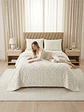 Quilt De Verano Tufting Liviano Diseño Geométrico King / Super king - Miniatura 1