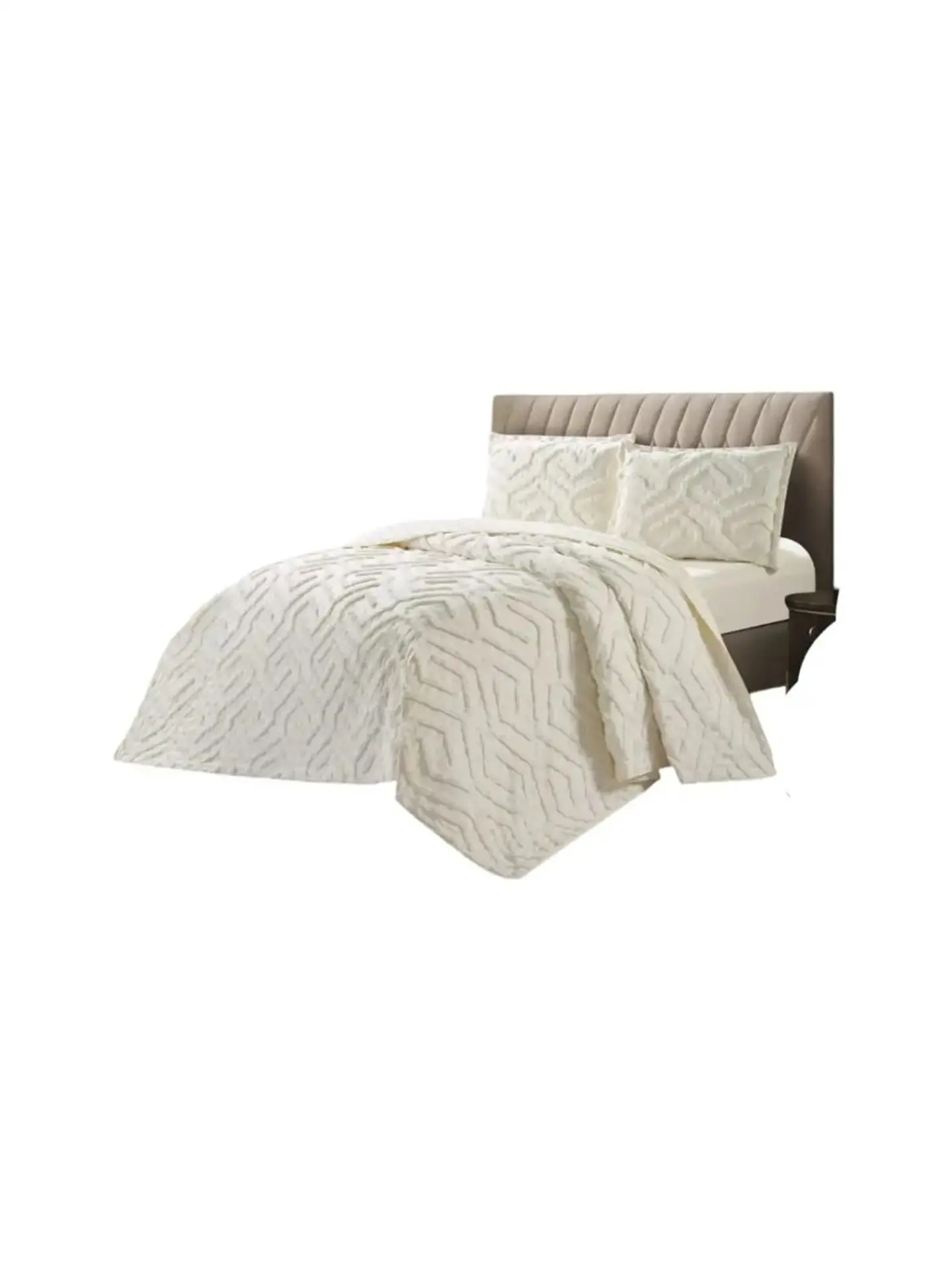 Quilt De Verano Tufting Liviano Diseño Geométrico King / Super king 3