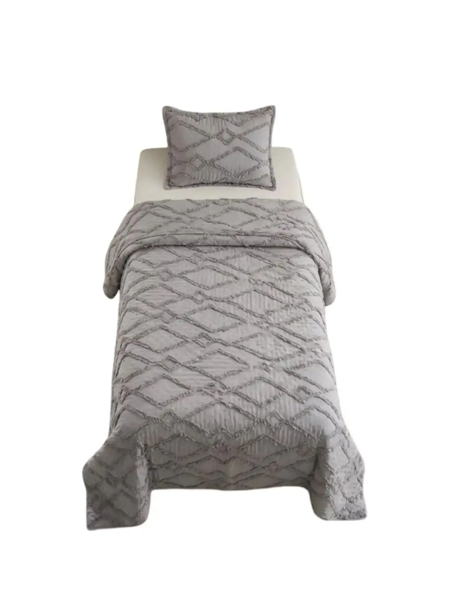 Quilt De Verano Tufting Liviano Diseño Geométrico 1,5 plaza 3
