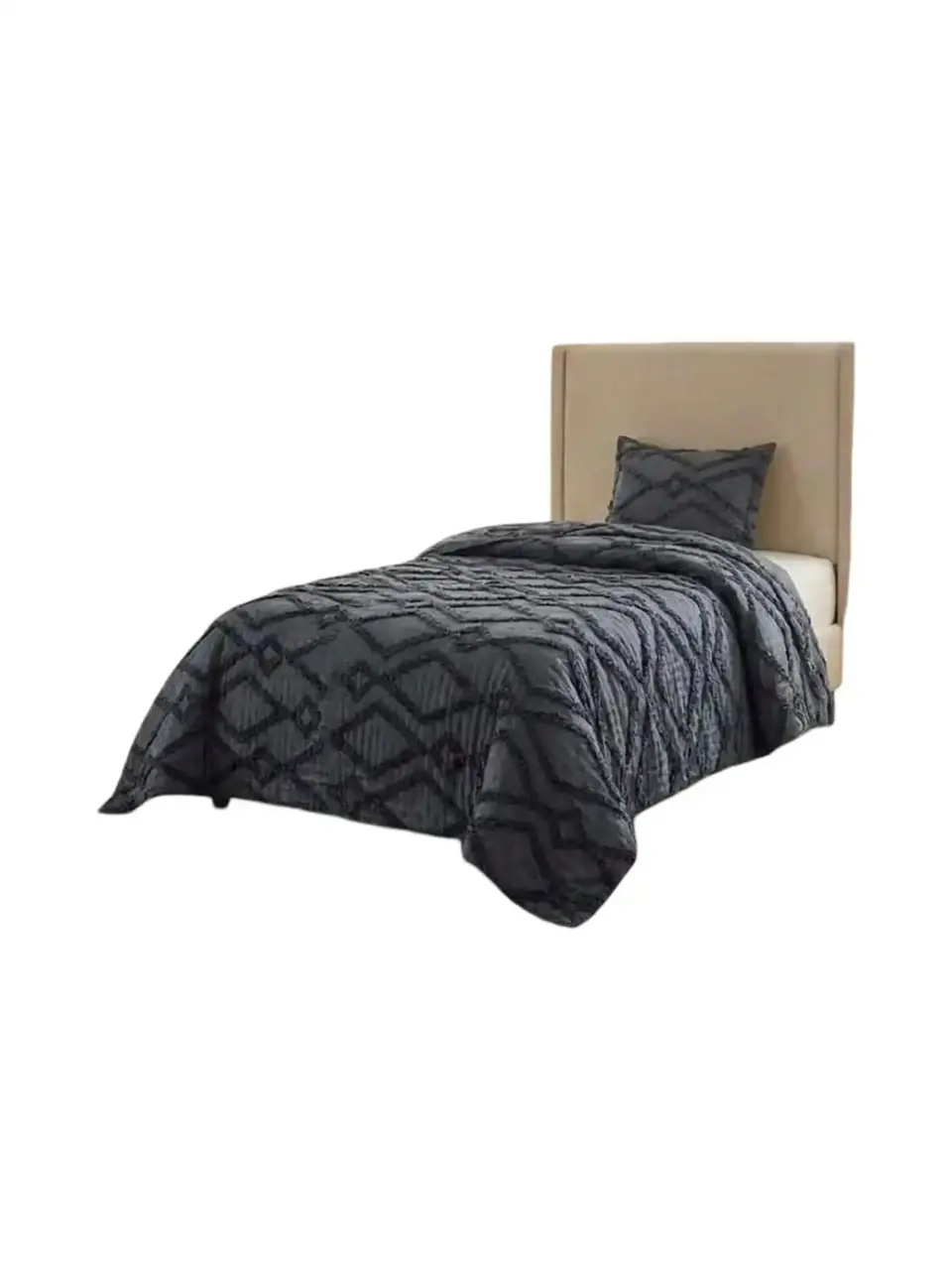 Quilt De Verano Tufting Liviano Diseño Geométrico 1,5 plaza 3