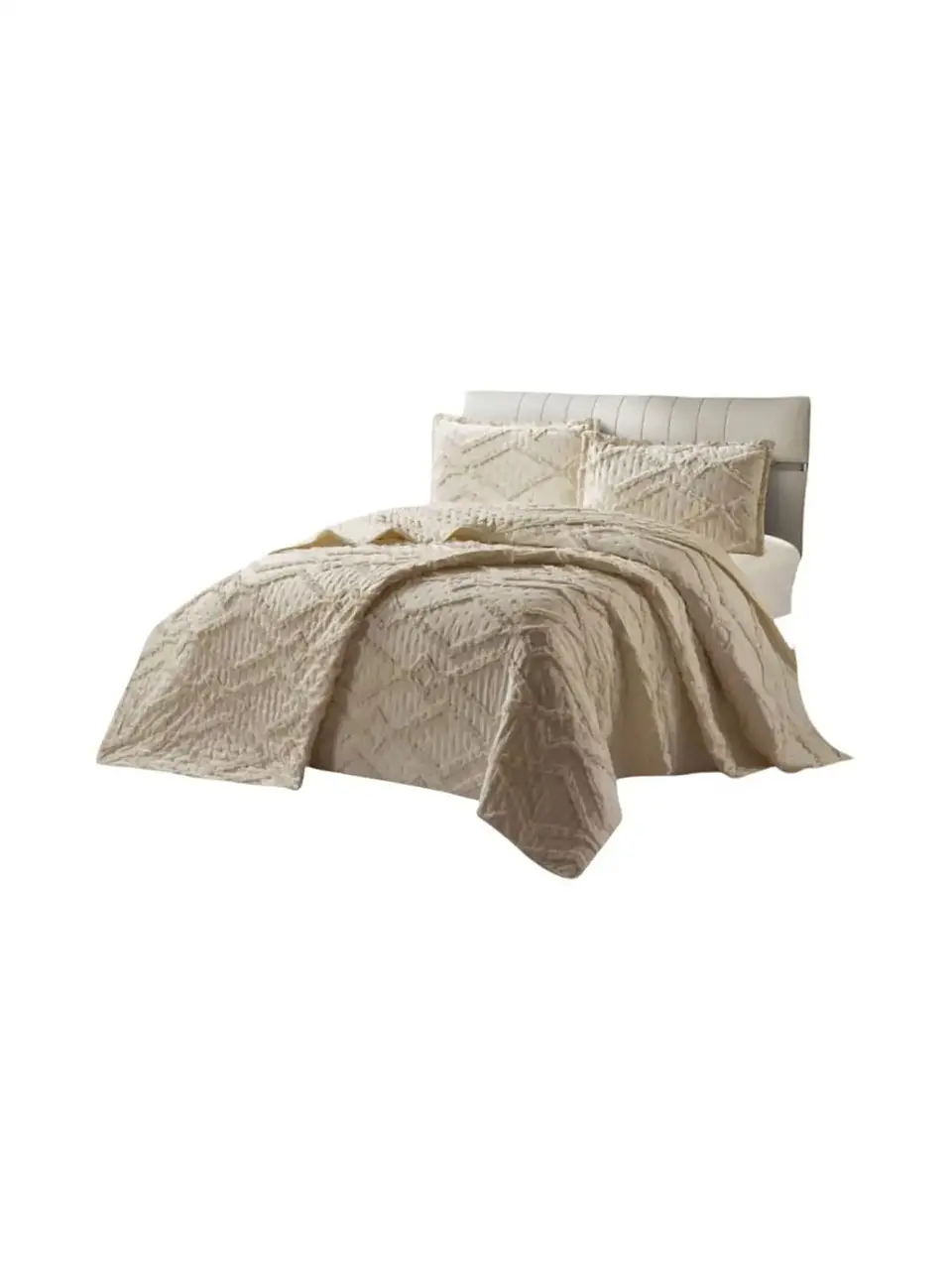 Quilt De Verano Tufting Liviano Diseño Geométrico 2 plazas 3