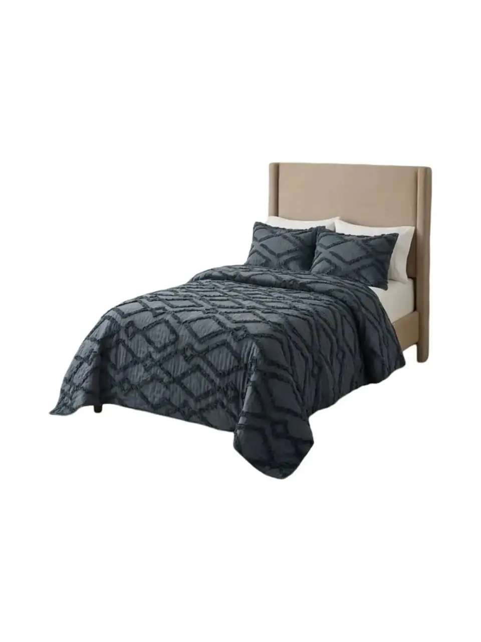 Quilt De Verano Tufting Liviano Diseño Geométrico 2 plazas 3