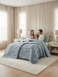 Quilt De Verano Tufting Liviano Diseño Geométrico King / Super king - Miniatura 6