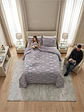 Quilt De Verano Tufting Liviano Diseño Geométrico King / Super king - Miniatura 4
