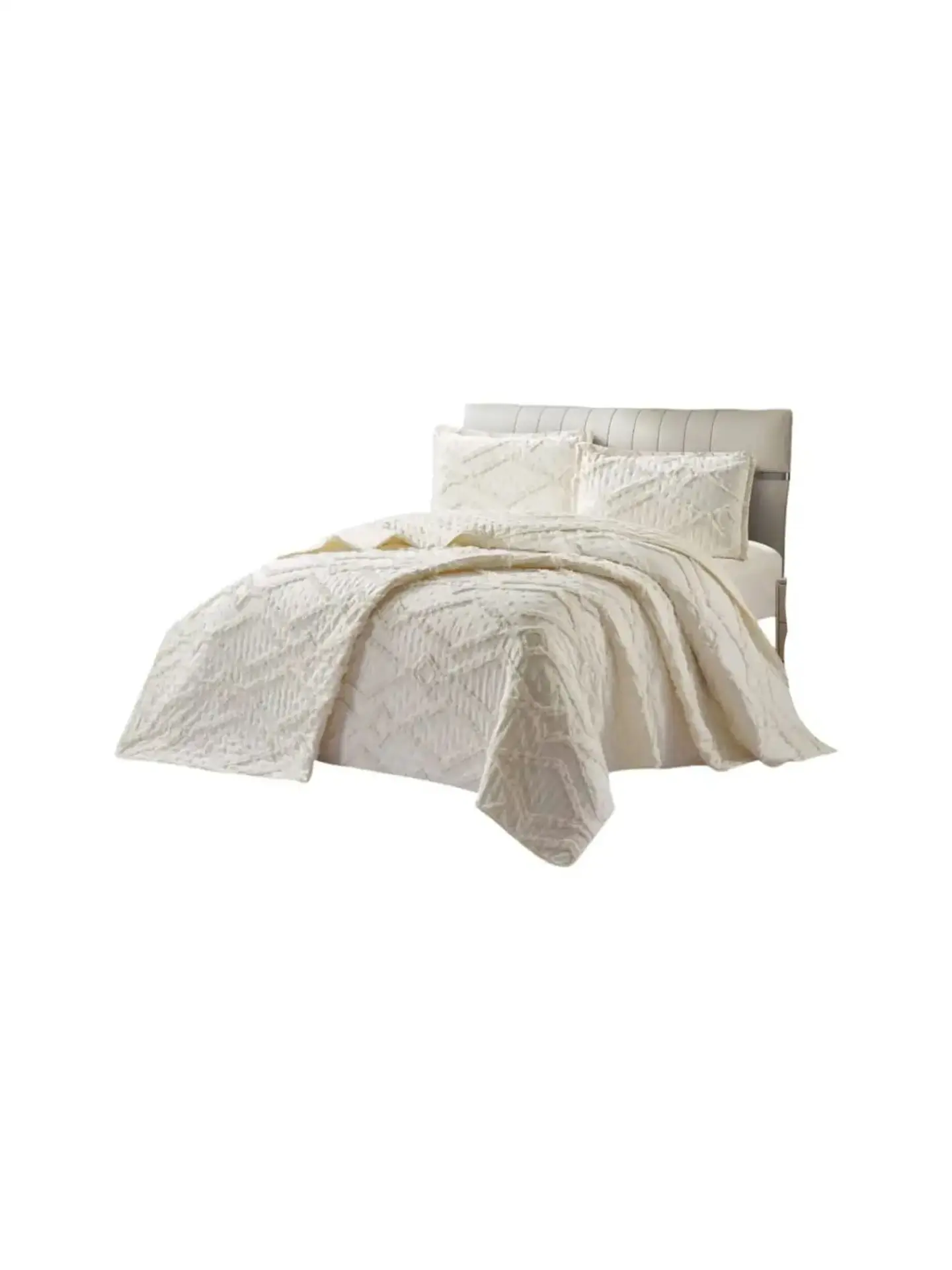 Quilt De Verano Tufting Liviano Diseño Geométrico King / Super king 3