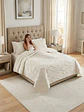 Quilt De Verano Tufting Liviano Diseño Geométrico King / Super king - Miniatura 6