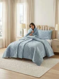 Quilt De Verano Tufting Liviano Diseño Geométrico 2 plazas S3 - Miniatura 5