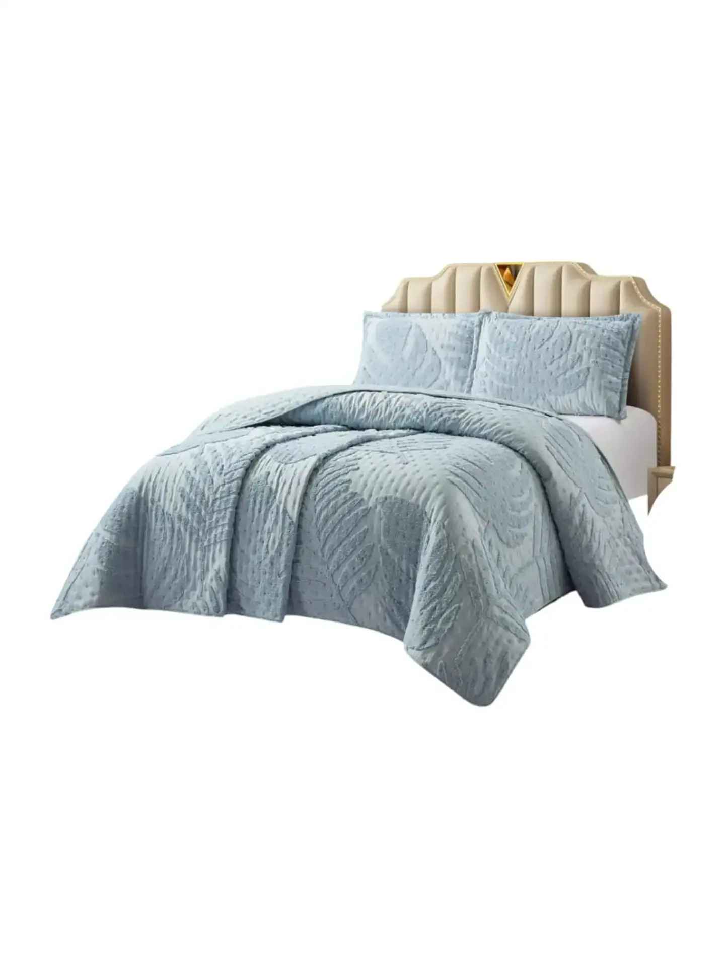 Quilt De Verano Tufting Liviano Diseño Geométrico King / Super king S6 3