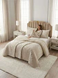 Quilt De Verano Tufting Liviano Diseño Geométrico King / Super king S3 - Miniatura 6