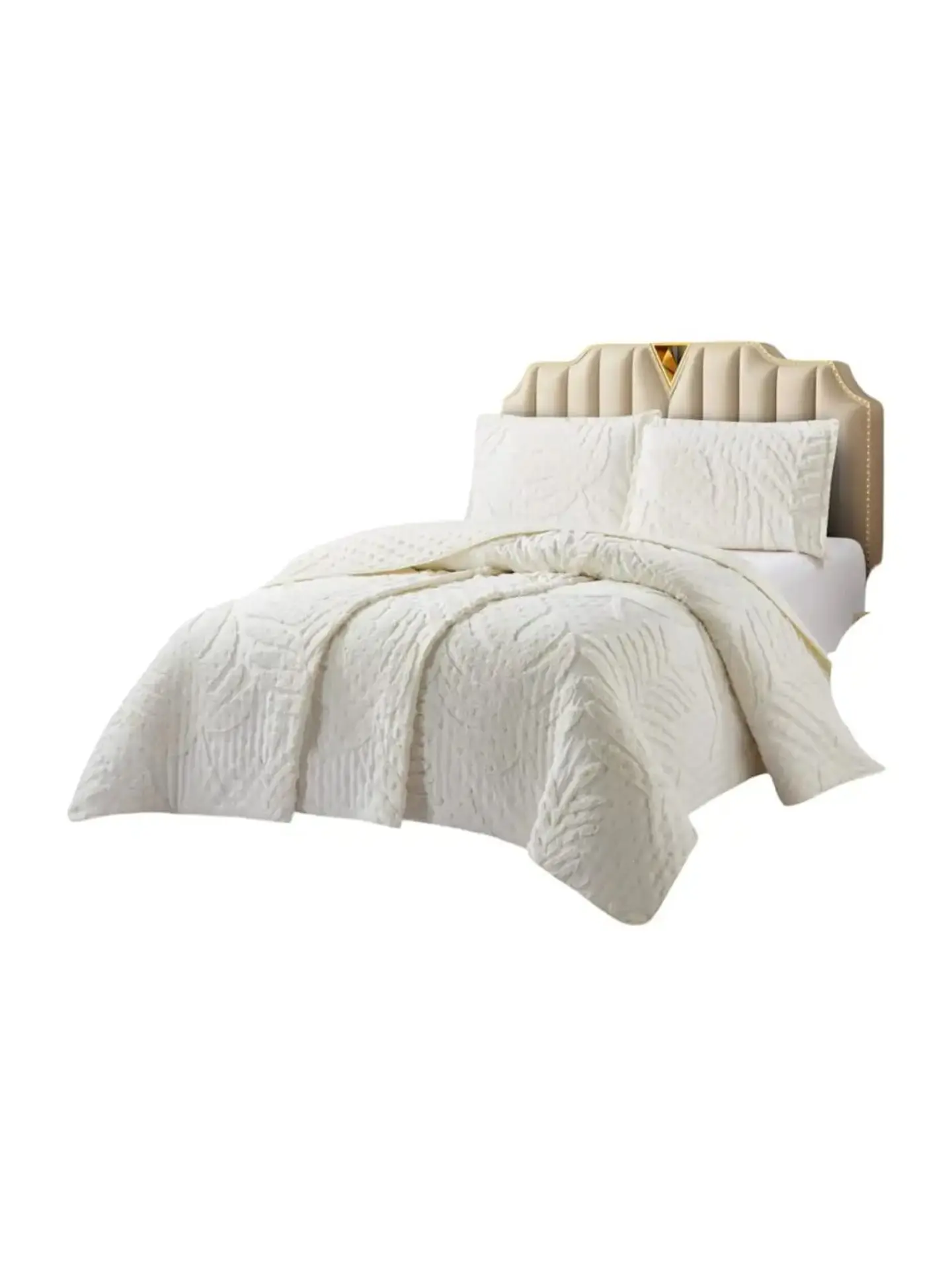 Quilt De Verano Tufting Liviano Diseño Geométrico King / Super king S5 3