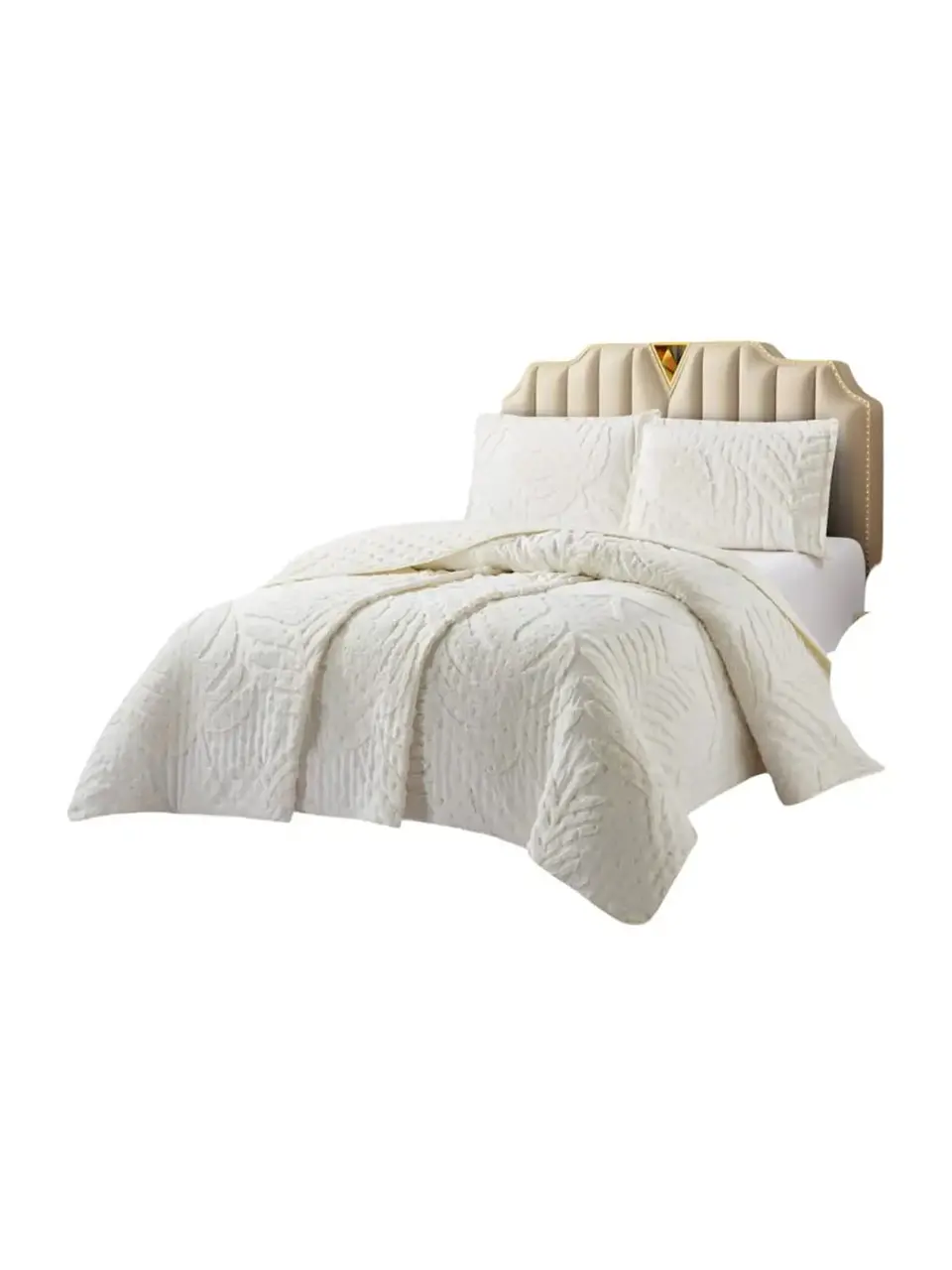 Quilt De Verano Tufting Liviano Diseño Geométrico King / Super king S5 3