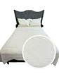 CUBRECAMA QUILT DE LUJO VERANO DELGADO 2 PLAZAS BLANCO - Miniatura 1