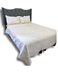 CUBRECAMA QUILT DE LUJO VERANO DELGADO 2 PLAZAS BLANCO - Miniatura 3