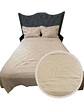 CUBRECAMA QUILT DE LUJO VERANO DELGADO KING BEIGE - Miniatura 1