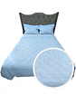 CUBRECAMA QUILT DE LUJO VERANO DELGADO KING CELESTE - Miniatura 1