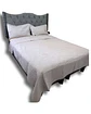 CUBRECAMA QUILT DE LUJO VERANO PLAZA Y MEDIA GRIS - Miniatura 3