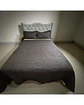 CUBRECAMA QUILT DE LUJO VERANO 2 PLAZA NEGRO - Miniatura 4
