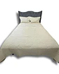 CUBRECAMA QUILT DE LUJO VERANO 2 PLAZA BEIGE - Miniatura 3